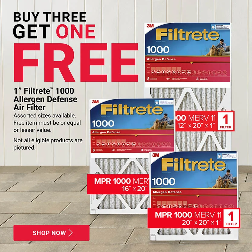1 in. Filtrete™ 1000 Allergen Defense Air Filter